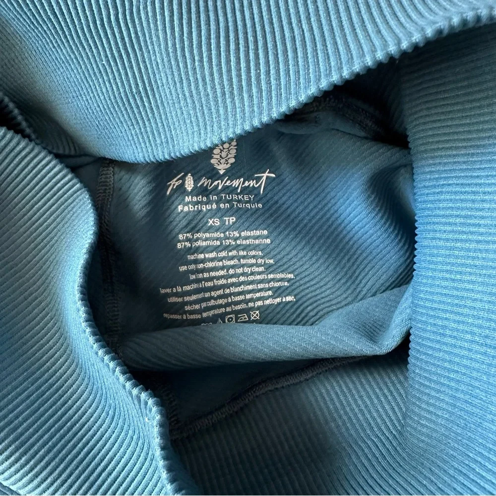 Free People Movement Free Throw Leggings, Coastline, XS - Picture 6 of 10